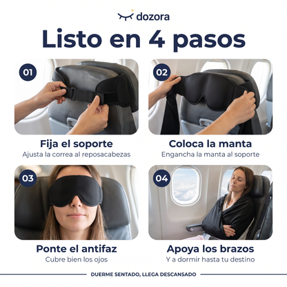 Dozora™ Kit 3 en 1 Para Dormir en Viajes